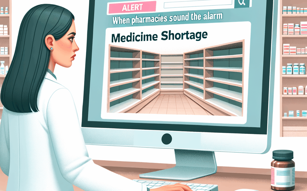 Pénurie de Médicaments : Quand les Pharmacies Tirent la Sonnette d’Alarme